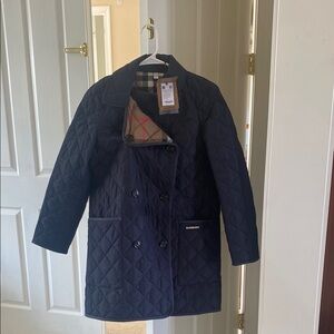 Authentic Burberry Black Quilted Jacket **Brand New